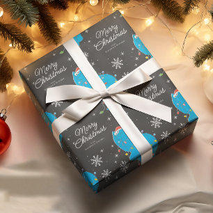 Custom Vintag Cookie Monster Weihnachten Geschenkpapier