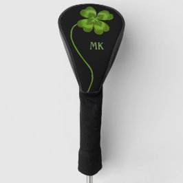 Custom Vintag Four Leaf Kleeblatt Luck Mit Monogra Golf Headcover