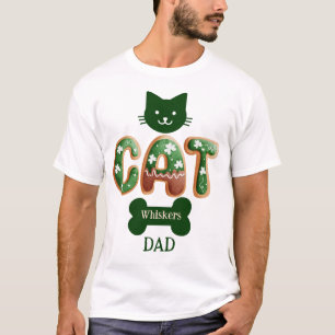 Custom Vintag Irish St Patricks Day Cat Vater T-Shirt
