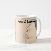 Custom Vintag Japanisch Kabuki Ästhetik Funny Kaffeetasse (VorderseiteRechts)