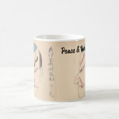 Custom Vintag Japanisch Kabuki Ästhetik Funny Kaffeetasse (Mittel)
