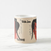 Custom Vintag Japanisch Kabuki Ästhetik Funny Kaffeetasse (Mittel)
