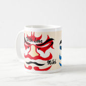 Custom Vintag Japanisch Kabuki Ästhetik Funny Kaffeetasse (Vorderseite Links)