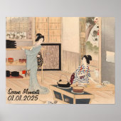 Custom Vintag Japanischer Tee Zeremonie Art 3 Poster (Vorne)