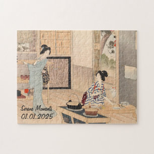 Custom Vintag Japanischer Tee Zeremonie Art 3 Puzzle