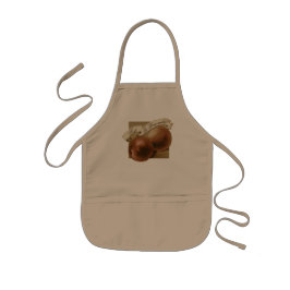 Custom Vintag Peaches Retro Frucht Alte Schule Kinderschürze