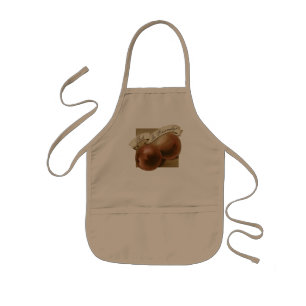 Custom Vintag Peaches Retro Frucht Alte Schule Kinderschürze