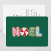 Custom Vintag Retro Weihnachtsgrüße Weihnachten Gr (Vorne/Hinten)