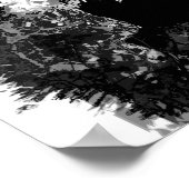 Custom Vintag Stag Birthday Party Banner Poster (Ecke)