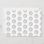 Custom Vintag Sun Sign & Moon Birth Ankündigung (Rückseite)