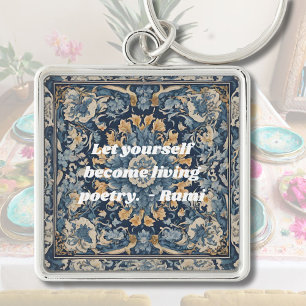 Custom Vintag Tile Nowruz iranisches Neujahrsgesch Schlüsselanhänger