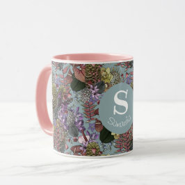 Custom Vintag Tropical Summer Wildblumen Tasse