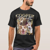 Custom Vintage Bootleg Pet Photo Collage T-Shirt (Vorderseite)