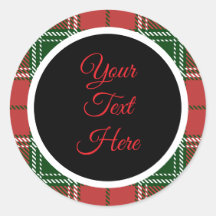 Custom Vintage Christmas Bauernhof Buffalo Karo