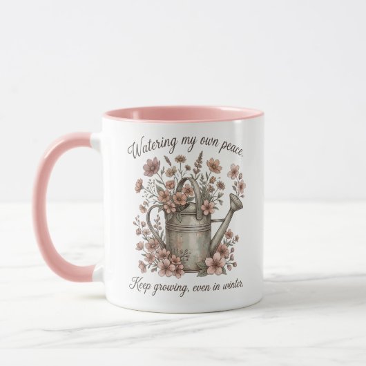 Custom Vintage Floral Botanical Tasse (Links)