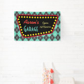 Custom Vintage Garage Sign  Banner (InSitu)