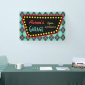 Custom Vintage Garage Sign  Banner (Messe)