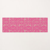 Custom Vintage Gothic Rose Engraving Yoga Mat Yogamatte (Rückseite (Horizontal))