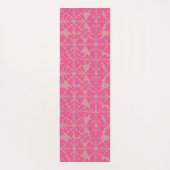Custom Vintage Gothic Rose Engraving Yoga Mat Yogamatte (Rückseite)