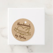 CUSTOM Vintage Pappe Handgefertigt Geschenkanhänger (Beispiel)
