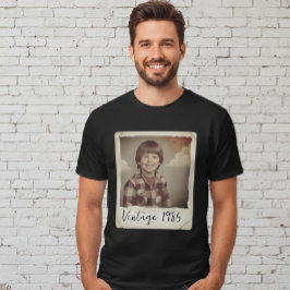 Custom Vintage Photo And Year Shirt, Custom Shirt
