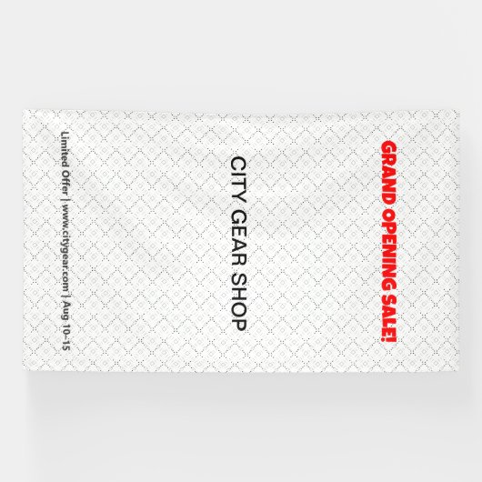 Custom Vinyl Banner - 3x8, 3x10, Mesh & Backdrops (Horizontal)