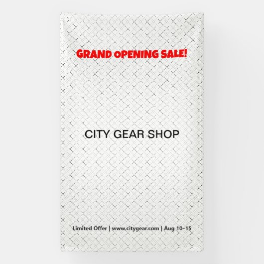 Custom Vinyl Banner - 3x8, 3x10, Mesh & Backdrops (Vertikal)