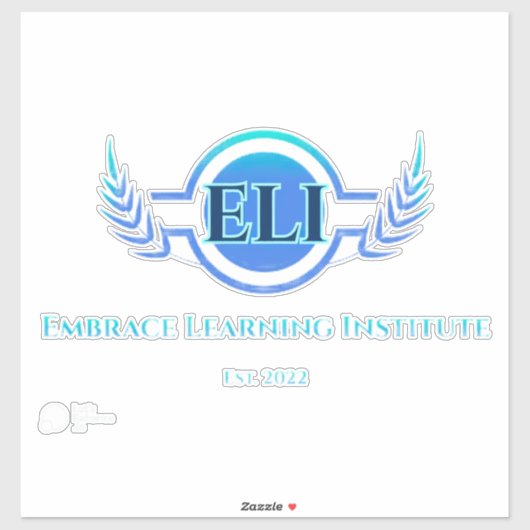 Custom Vinyl Sticker - Embrace Learning Institute (Blatt)