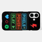 custom vinyl sticker, gamer decal, pixel art Case-Mate iPhone hülle (Rückseite (Horizontal))