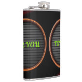 Custom Vinyl Wrapped Flask | Personalisierte Muste Flachmann (Rechts)
