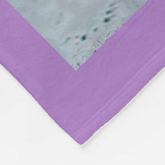 Custom Violet Aunt Photo Throw Gift from Kids Fleecedecke (Ecke)