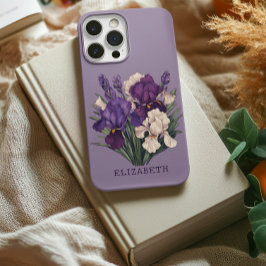 Custom Violet Bouquet Blume Handy Case für sie