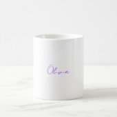 Custom Violet Februar Individuelle Name Tasse (Mittel)