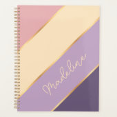 Custom Violet Lila Blush Pink Golden Traum Planer (Vorderseite)