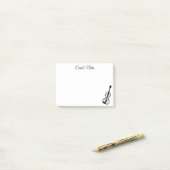 Custom Violin Post-it® Notes für Geiger Post-it Klebezettel (Auf Schreibtisch)