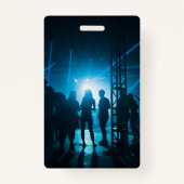 Custom VIP All-Access Concert Event Pass Female Ausweis (Rückseite)