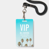 Custom VIP All Access Festival Pass Abzeichen Ausweis (Rückseite mit Lanyard)