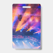 Custom VIP All-Access Konzert Event Pass farbenfro Ausweis (Rückseite)
