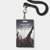 Custom VIP All Access Pass Konzert Event Ausweis (Rückseite mit Schlüsselband)