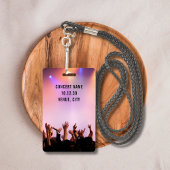 Custom VIP All Access Pass Konzert Event Ausweis