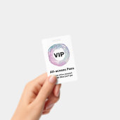 Custom-Vip All Access Pass Konzert Pass Ausweis (Handheld)