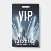 Custom VIP Company Logo QR Code Konzert Ausweis (Vorderseite)