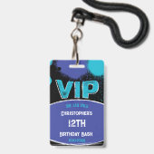 Custom VIP Geburtstag Ausweis (Vorderseite mit Lanyard)