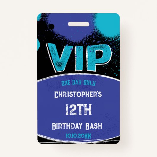 Custom VIP Geburtstag Ausweis (Vorderseite)
