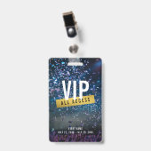 Custom VIP Gold All Access Concept Abzeichen Ausweis (Vorderseite mit Clip)