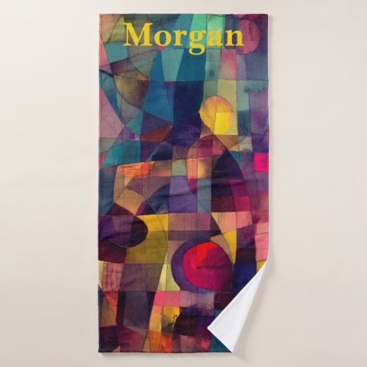 Custom Vivid Abstrakt Geometric Art Badhandtuch Set (Badehandtuch)