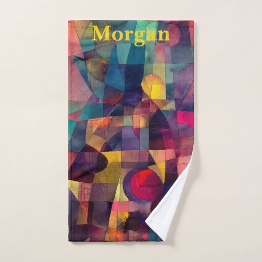 Custom Vivid Abstrakt Geometric Art Badhandtuch Set (Handtuch)