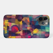 Custom Vivid Abstrakt Geometric Art Case-Mate iPhone Hülle (Rückseite (Horizontal))