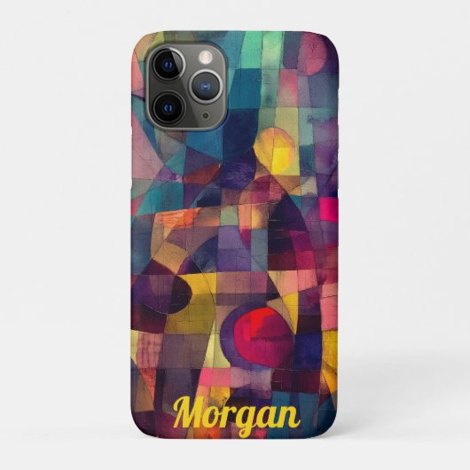 Custom Vivid Abstrakt Geometric Art Case-Mate iPhone Hülle (Rückseite)