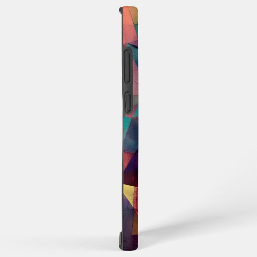 Custom Vivid Abstrakt Geometric Art Samsung Galaxy Hülle (Rechte Seite)